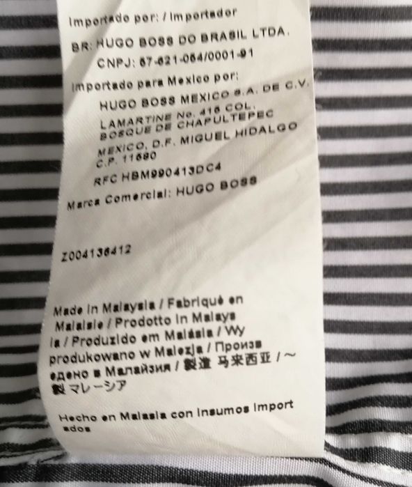 мужская рубашка HUGO BOSS 41/16 Regular  FIT