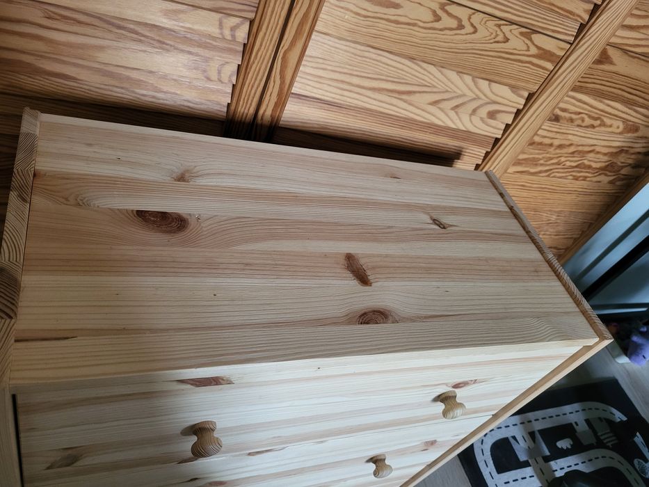 Drewniana komoda Ikea RAST lite drewno sosna