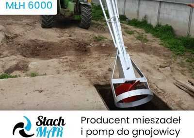 Mieszadło do gnojowicy hydrauliczne mieszadła mikser mieszarka MŁH6000
