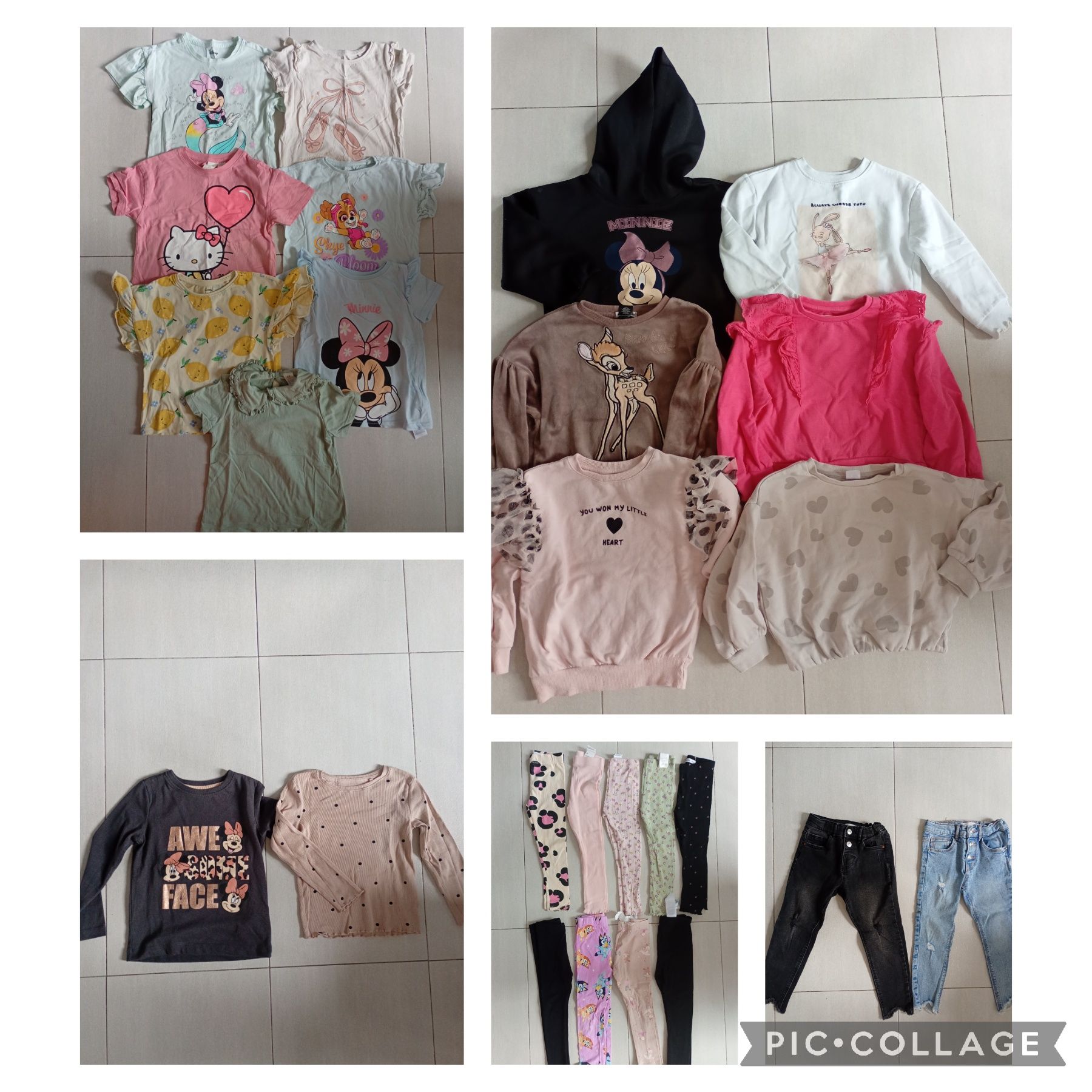 Paka ubrań dla dziewczynki 104 H&M , Zara , sinsay