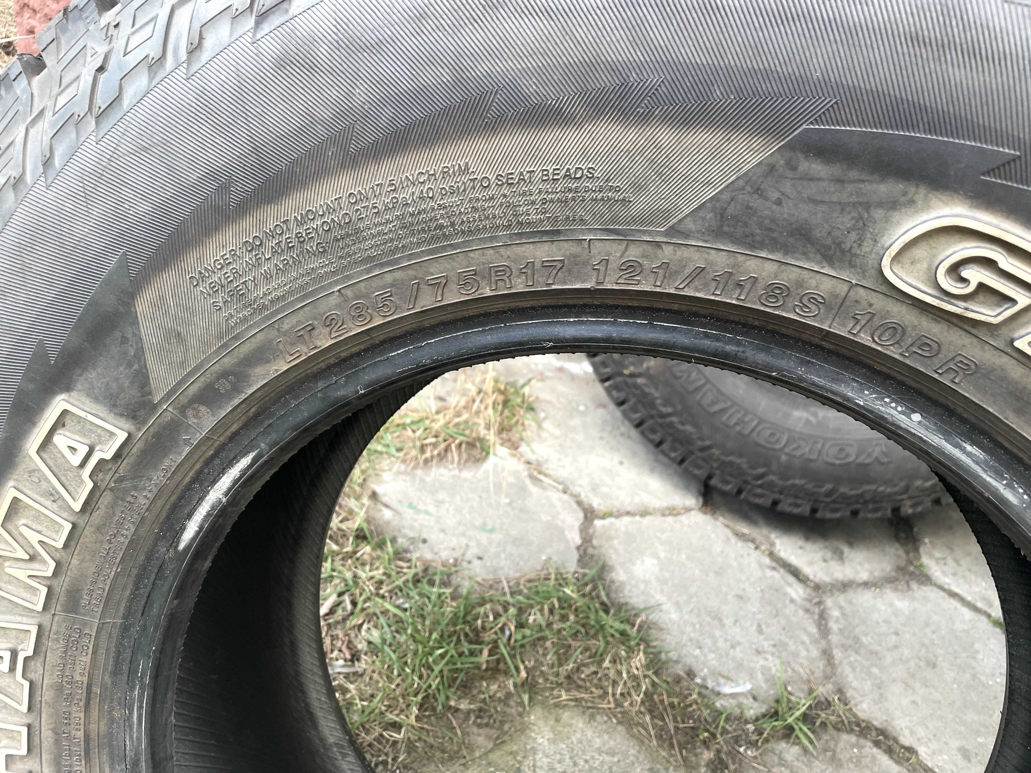 Opony Yokohama Geolander A/T  LT 285/75R17 121/118S 10PR