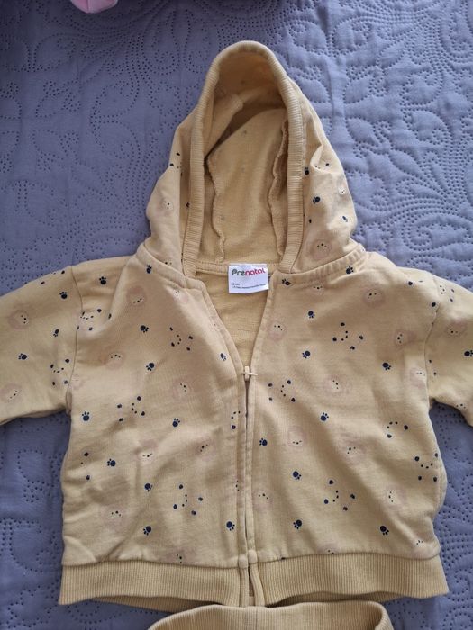 Conjunto pre-natal amarelo