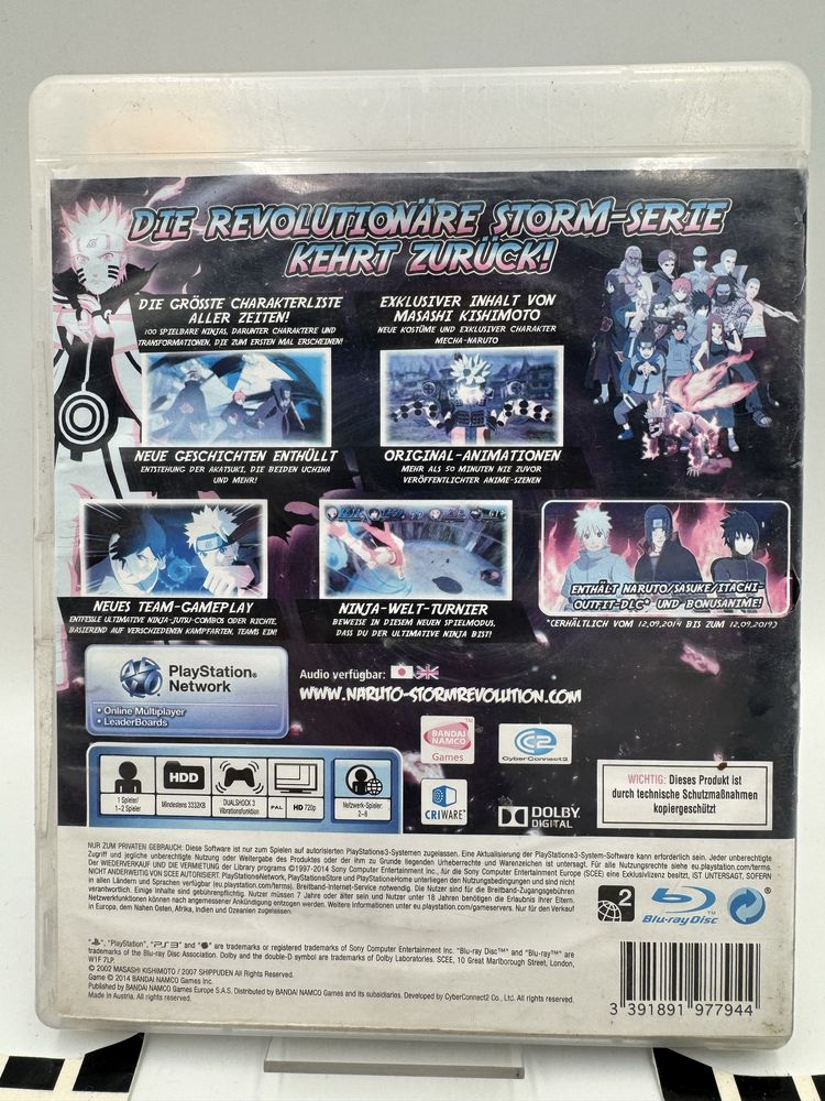 Naruto Shippuden Ultimate Ninja Storm Revolution Ps3 Gwarancja
