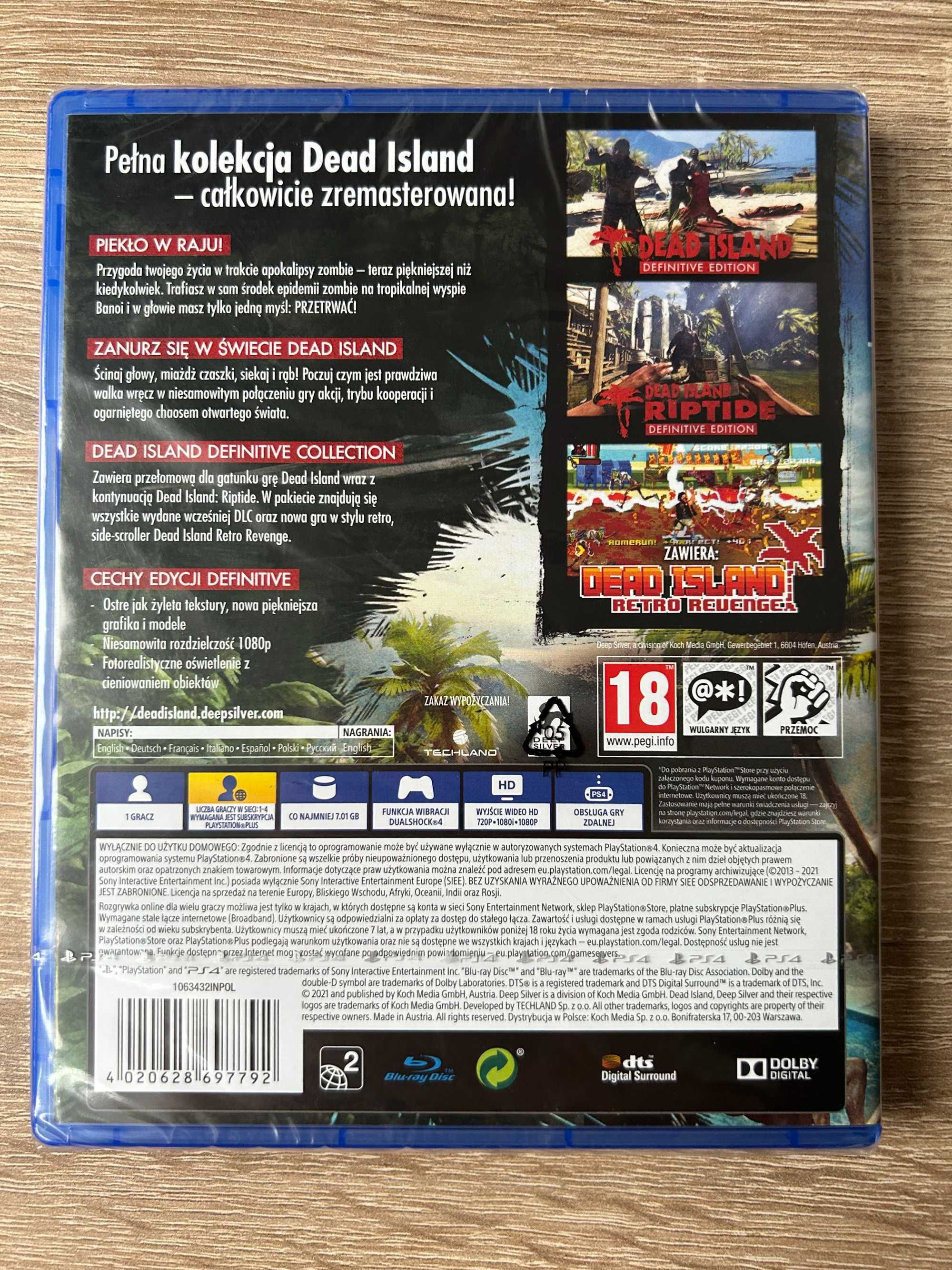 Dead Island: Definitive Edition - PS4 - Techland - PL - NOWA, FOLIA