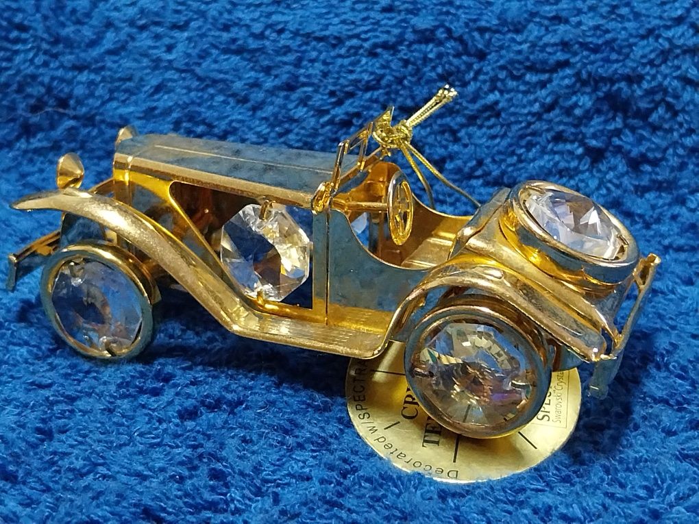 Miniaturas banhadas a ouro com cristal swarosvki