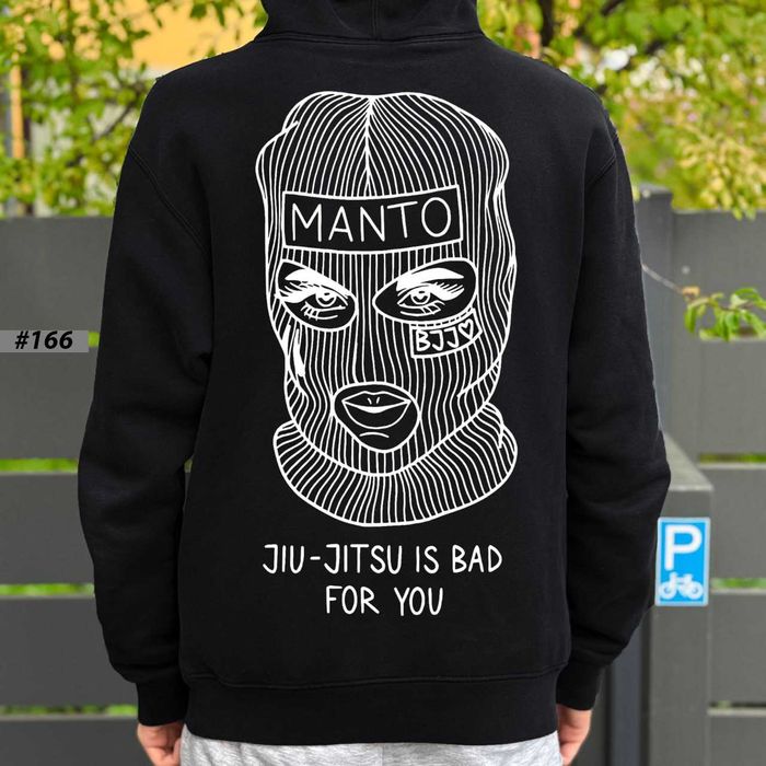 Худи MANTO Diablo Черное | Зипка Кофта МАНТО | Биг Лого Принт