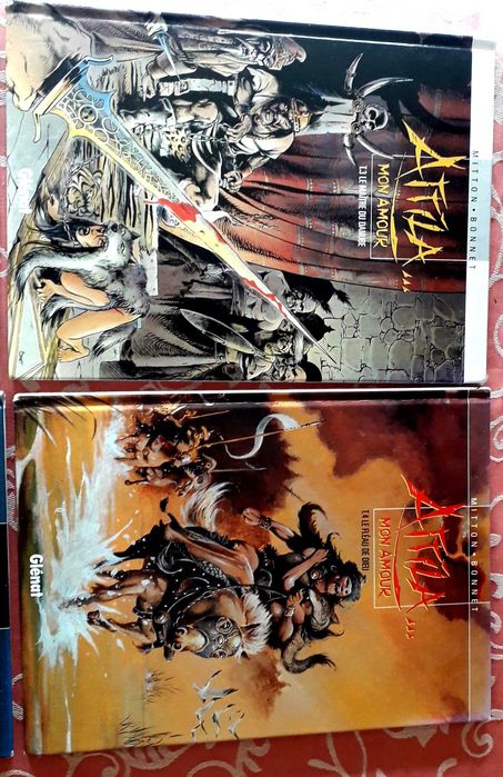 Livros de BD - Mitton & Bonnet - Attila...mon amour (francês)