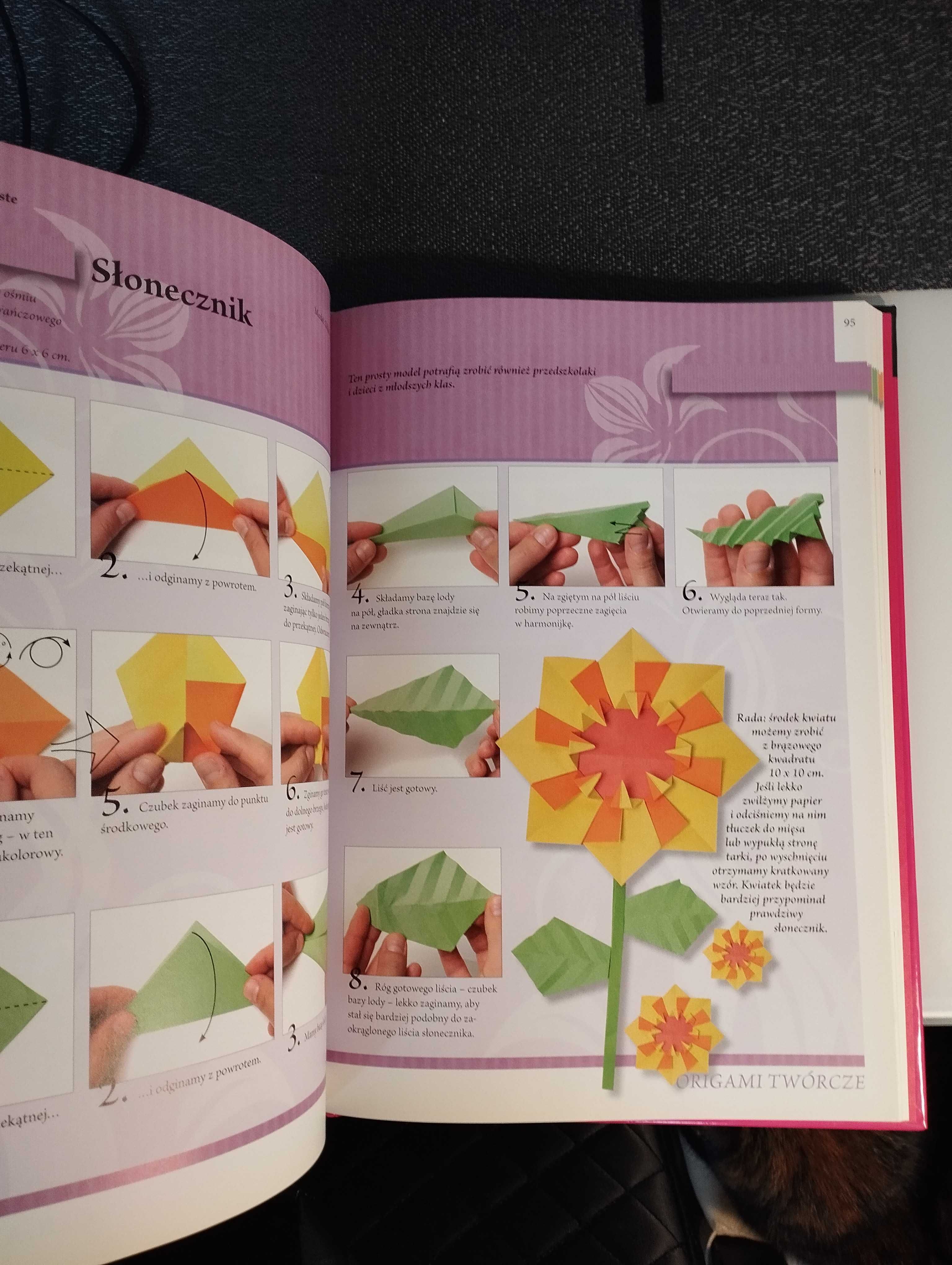 Księga Origami, Format A4, Stan idealny, Idealna na prezent