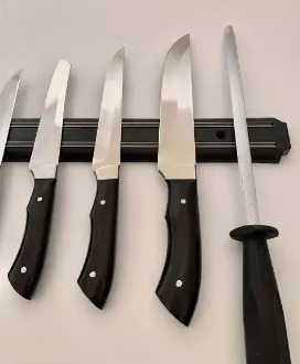 Набір кухонних ножів П'ятірка. Ручна робота, сталь 65х13