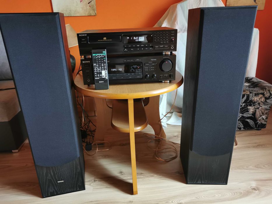 Amplituner Sony CD Sony Pilot Kolumny Yamaha NS-G30 II Bluetooth