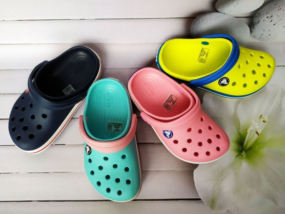 Кроксы детские Crocs Crocband clog для мальчика и девочки 24-34 размер