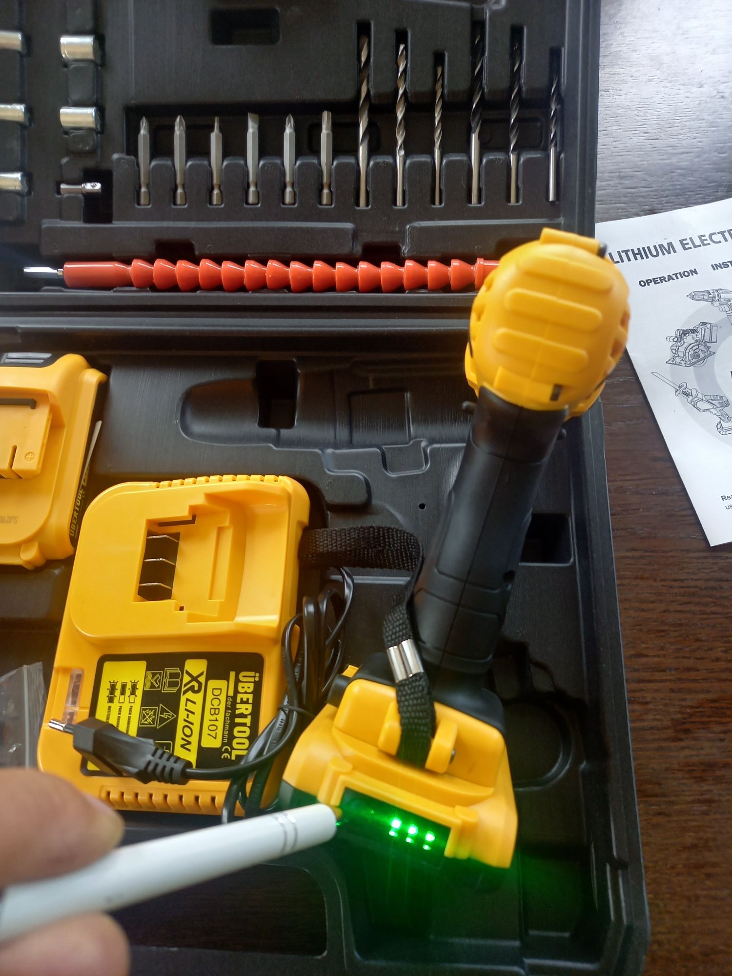 Wkrętarka Niemiecka 21v UBERTOOL 2X AKU 3Ah