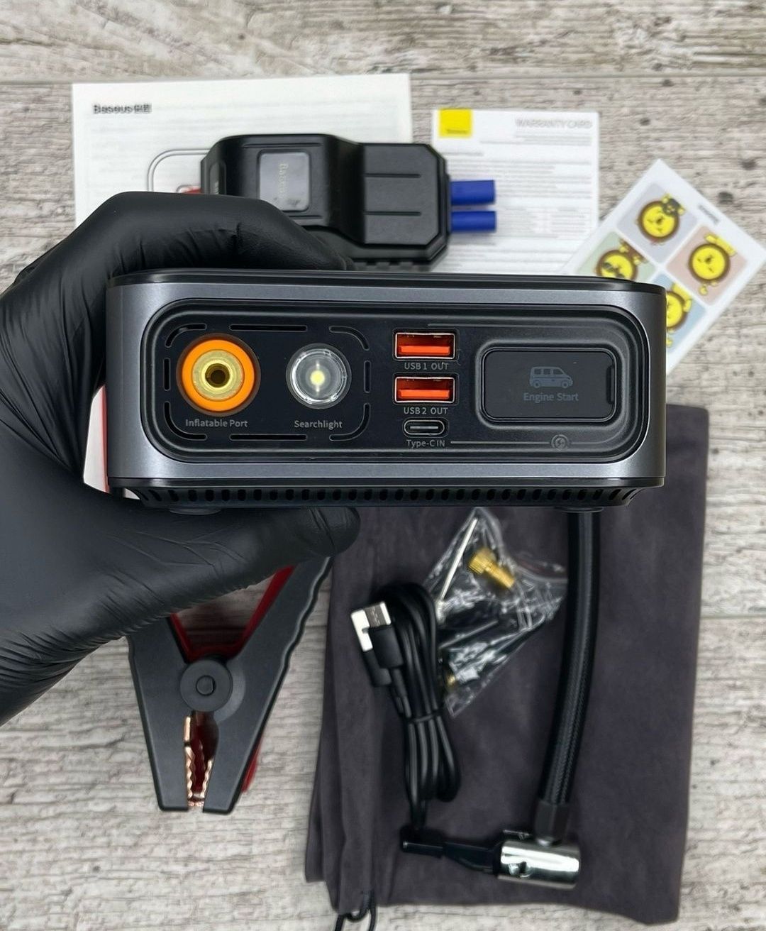 Пусковий Пристрій Baseus Super Energy 2-in-1 Car Jump Starter 8000 mAh