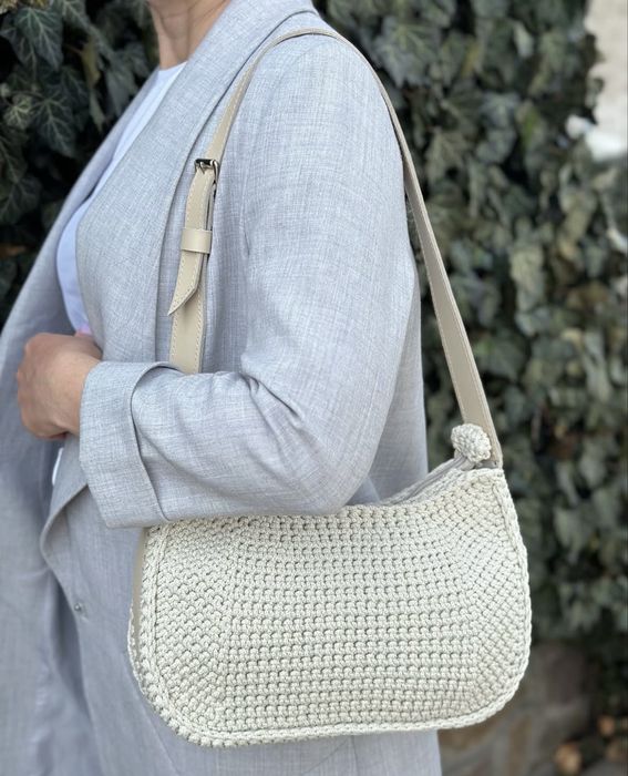 Вʼязана сумка Лорен !ручна робота!