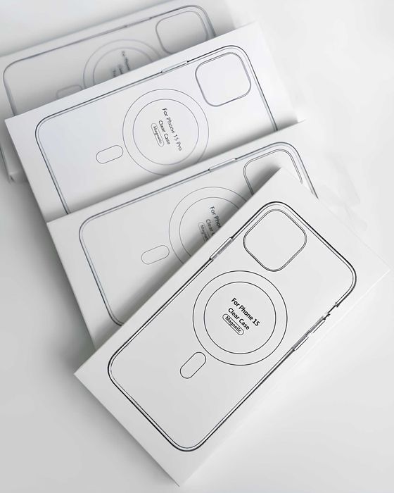 Чохол Clear Case з MagSafe для iPhone 15 Pro | Магсейф чехол на Айфон