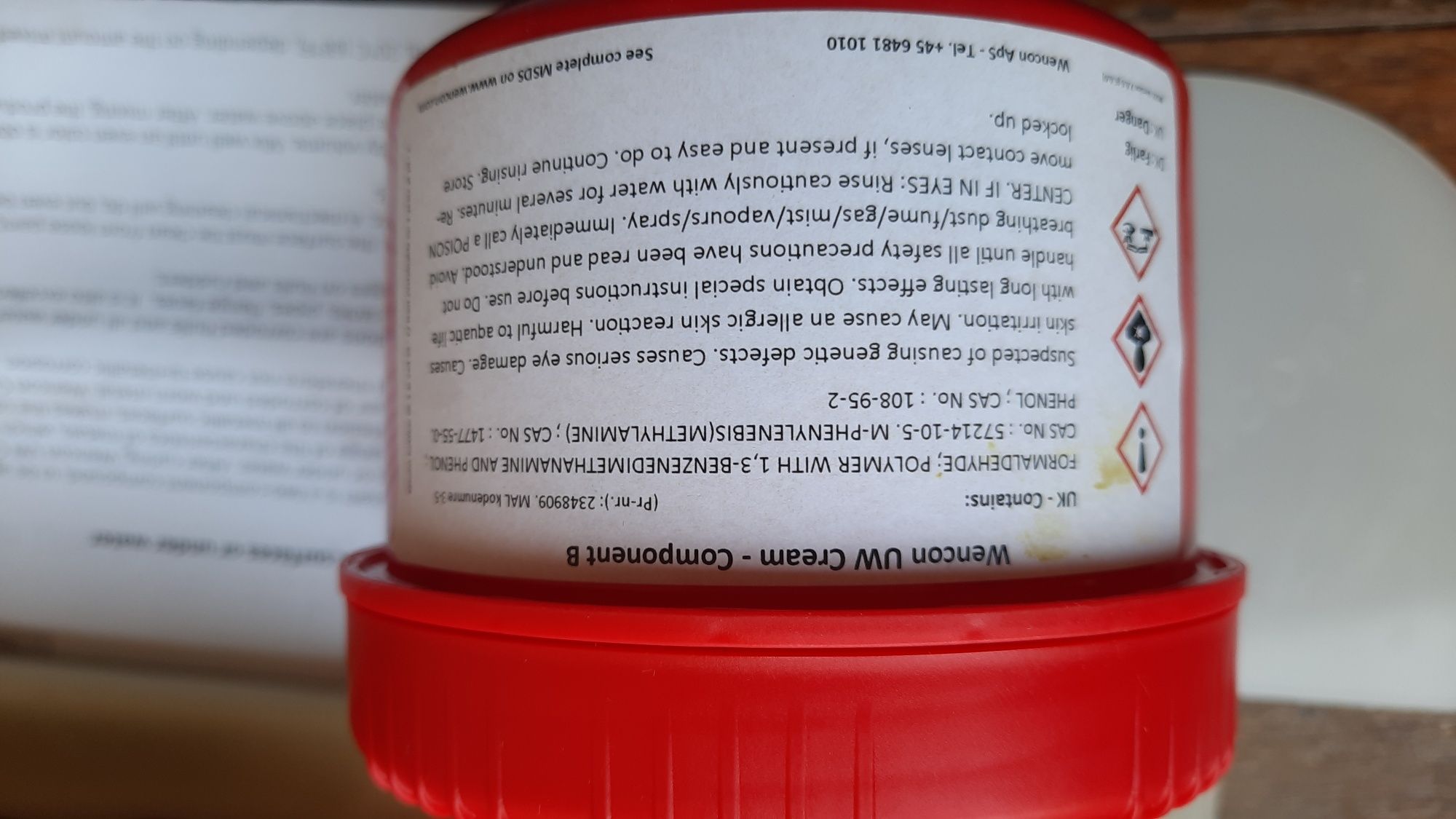 Клей Wencon UW Cream двухкомпонентный корабельный