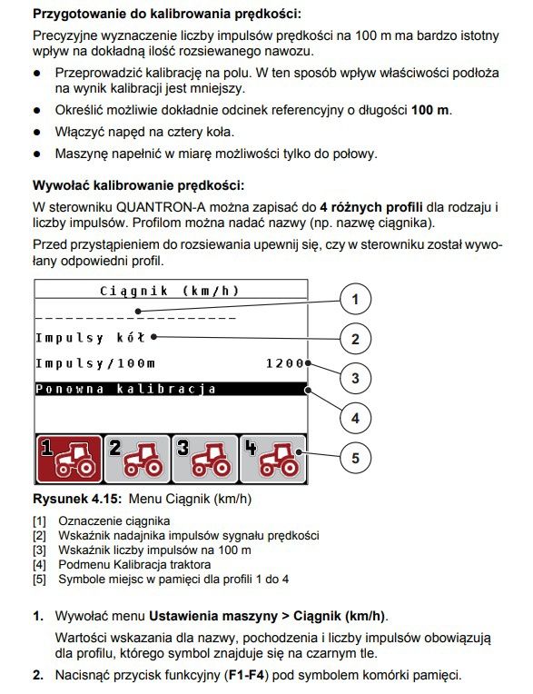 Czujnik prędkości GPS Rauch Quantron MDS Axis
