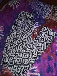 Calças de tecido com padrão