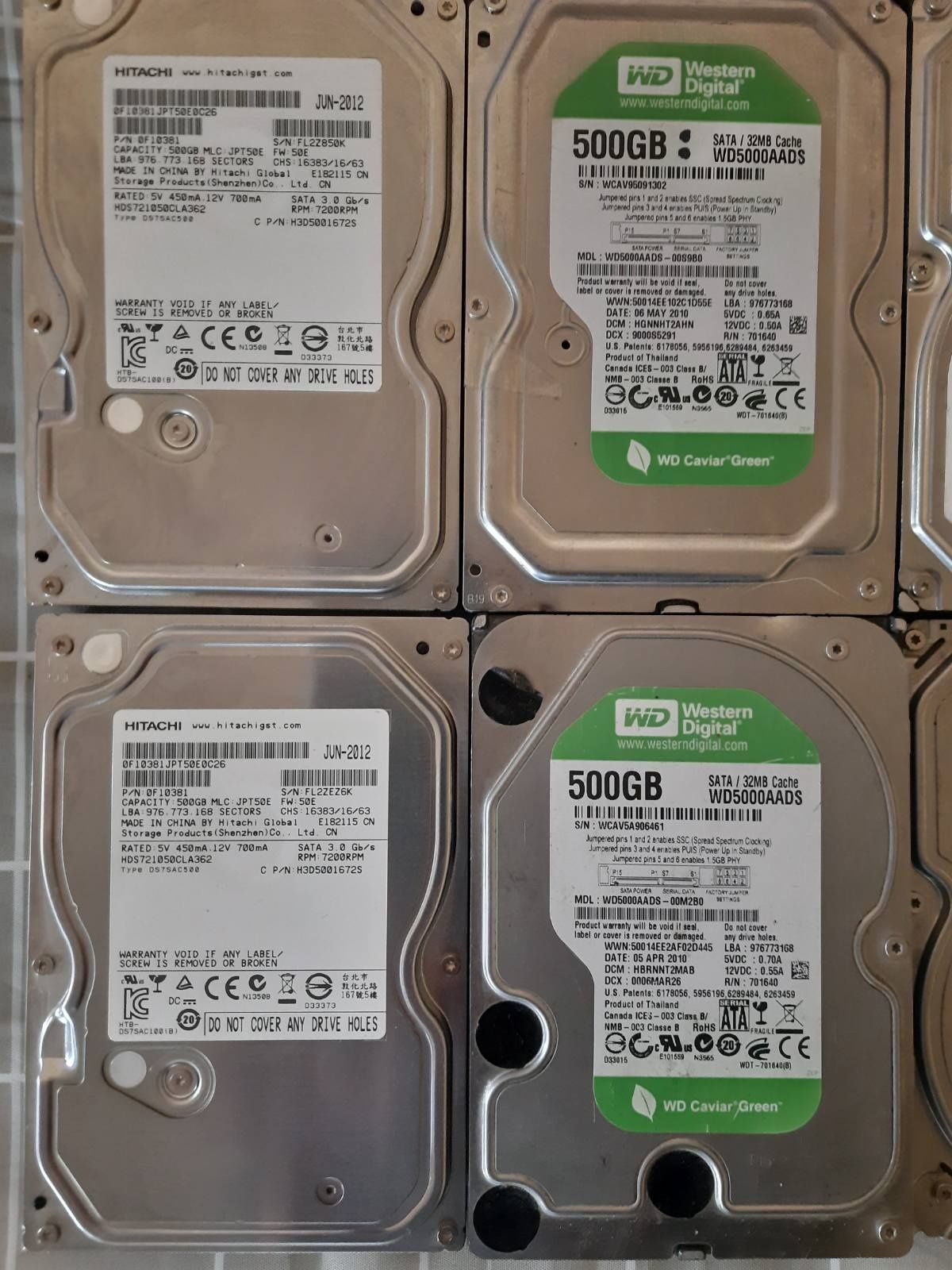 Жёсткие диски 320 500gb