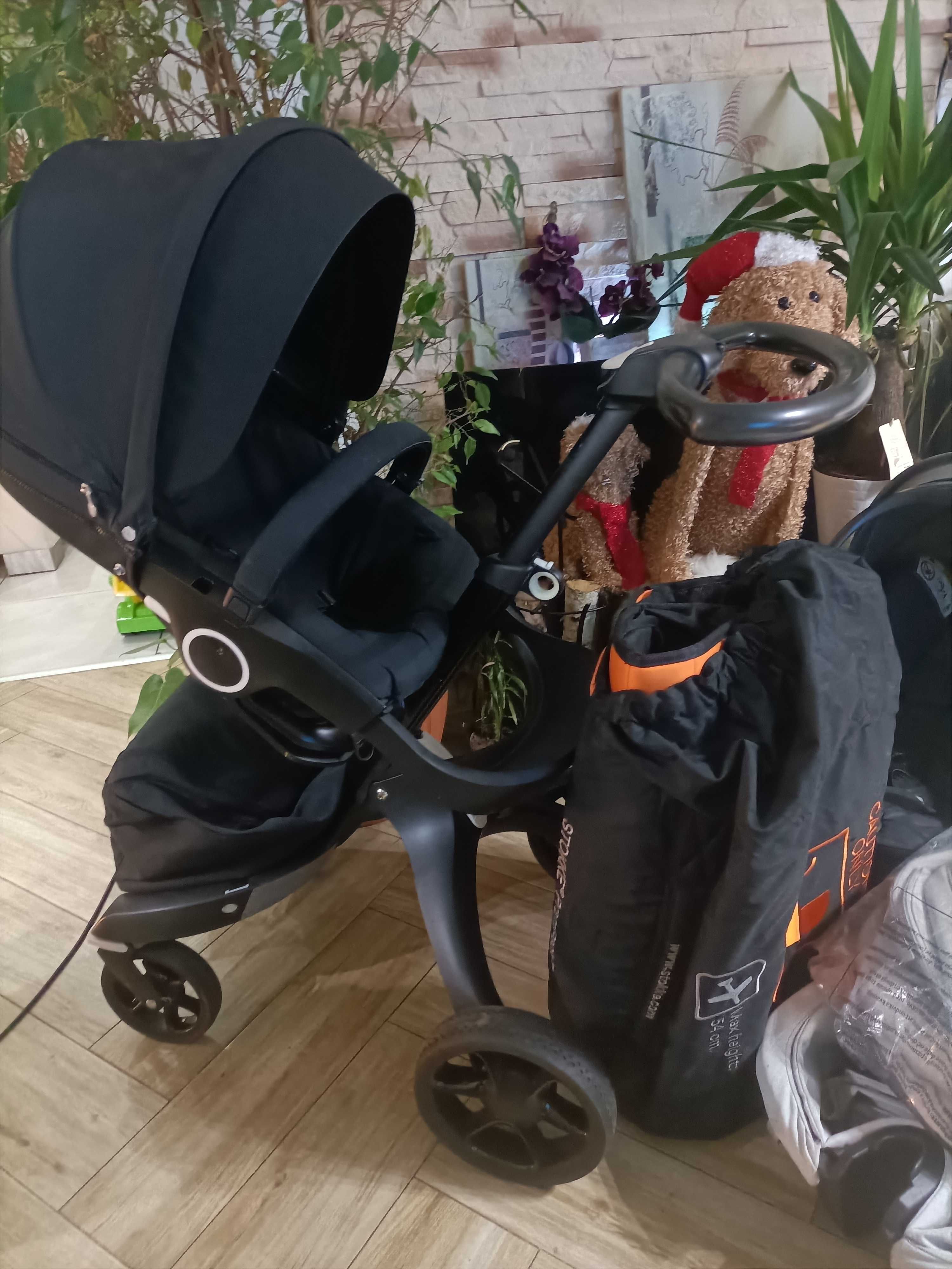 Sprzedam wózek stokke V5 plus dodatki