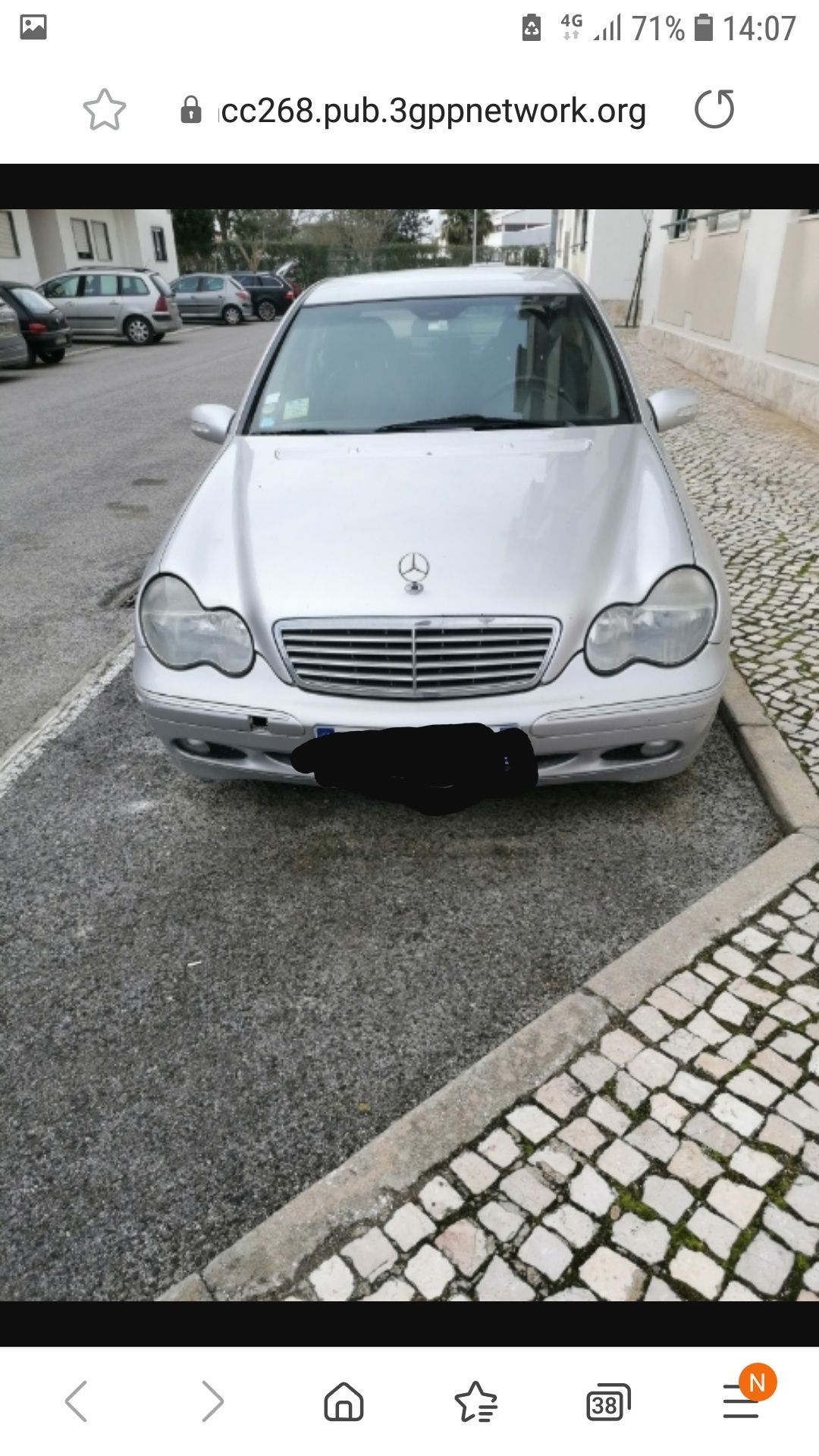 Mercedes w203 só  para peças