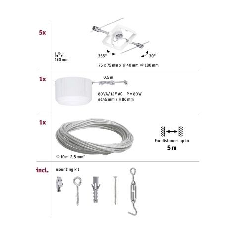 Zestaw lamp Paulmann Set Mac II