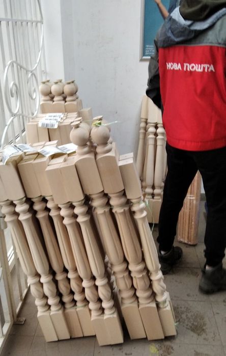 Балясини, бук, дуб, ясень