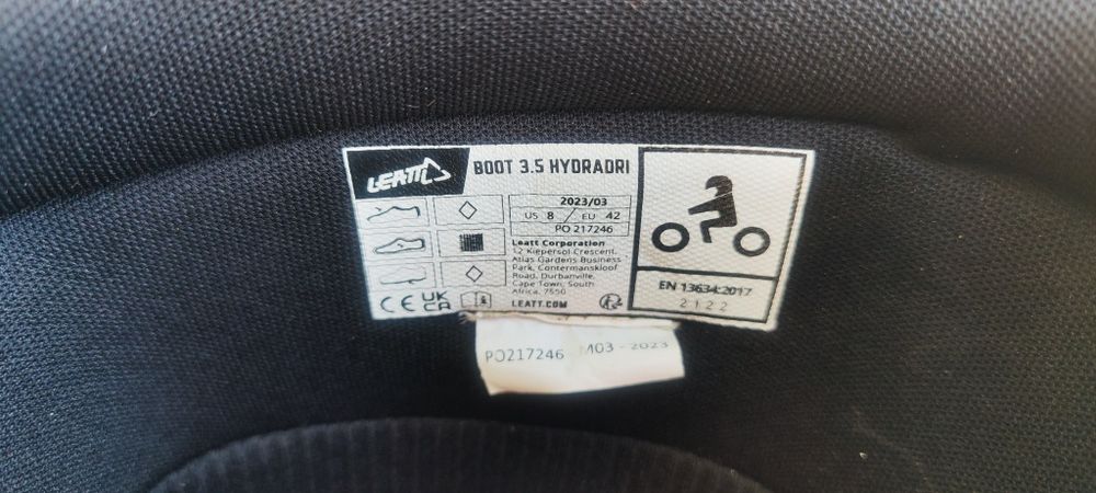 Leatt 3.5 hydradri botas enduro