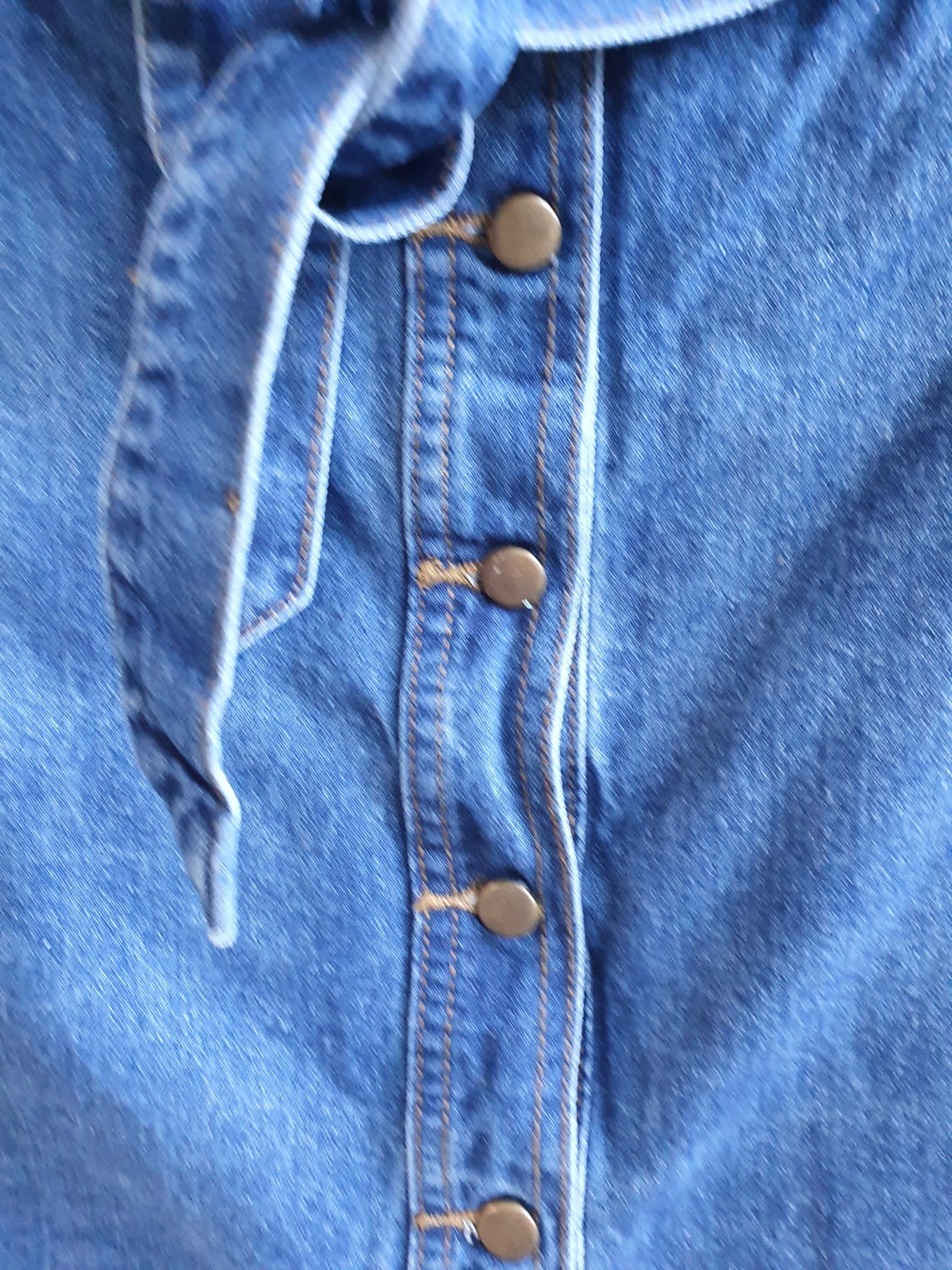 Spódnica dżinsowa zapinana z przodu 40 TU w stylu vintage ołówkowa