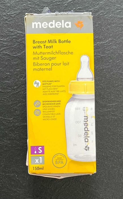MEDELA Butelka ze smoczkiem o wolnym przepływie S - 150 ml