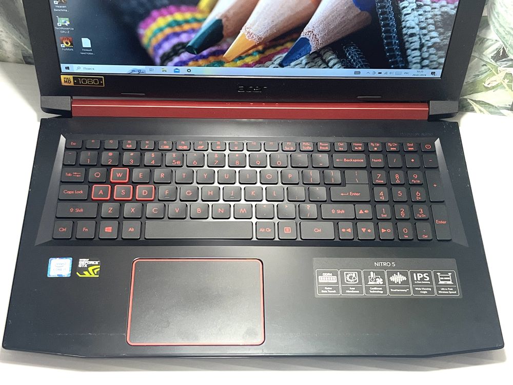 Ноутбук Acer Nitro I5-8300H 16Gb 256SSD  GTX 1050 TI 4Gb