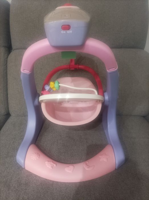 Bujaczek z lalką  + Fotelik do karmienia+ Wanienka 3w 1