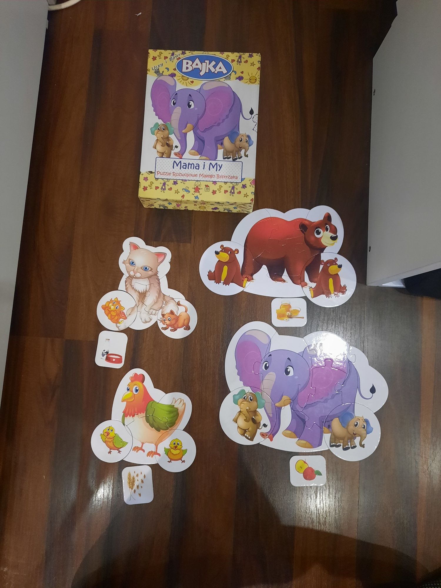Zestaw puzzli i gier dla dwulatka czuczu peppa