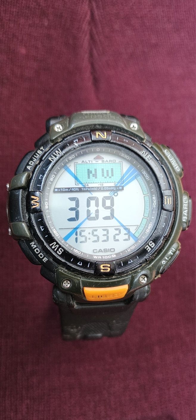 Коллекционные кварцевые часы Касио годинник касіо Casio ProTrek PRG 40