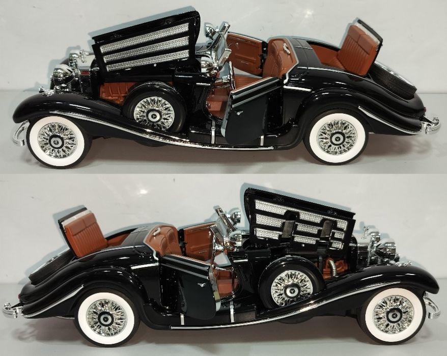 Mercedes-Benz 500K кабриолет модель 1:18 фирма OK Металл звук свет
