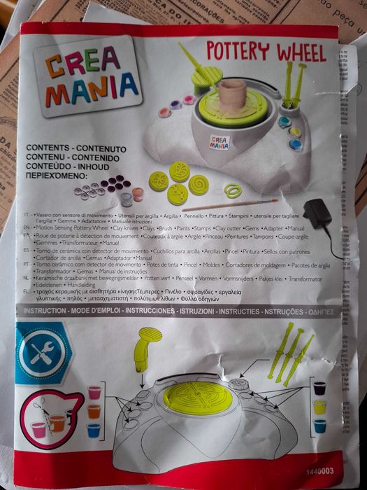 Creamania - Torno de Oleiro ( Pottery Wheel )