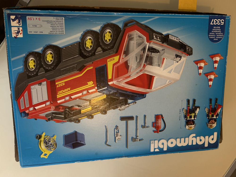 Straż lotniskowa playmobile
