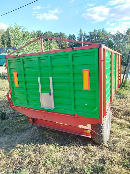 Wywrotka przyczepa skorupa skorupowa do zboża jednoosiowa części rama