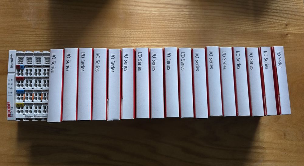 Moduł komunikacyjny Beckhoff EK1100 + 20 modułów EL1008 EL2008 NOWE