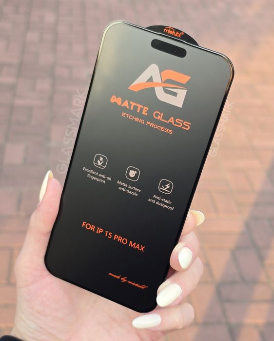 Матове захисне скло iPhone 16 Pro Max 15 14 13 классное матовое стекло