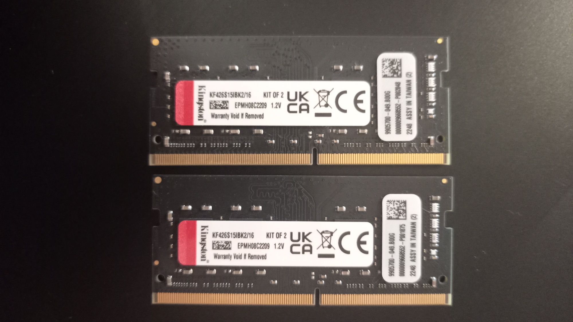 Оперативная память для ноутбука DDR 4 Kingston Fury 16(2*8).