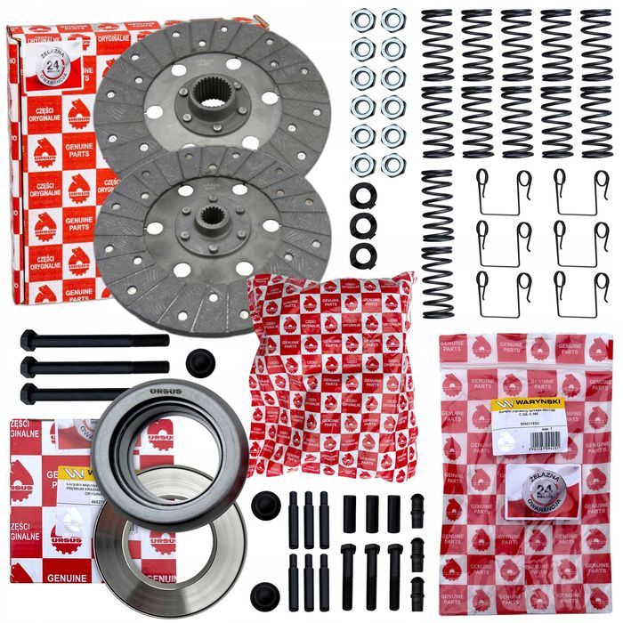 Zestaw Naprawczy Sprzęgła Tarcza Łożysko Sprężyny Oryginał Ursus C360
