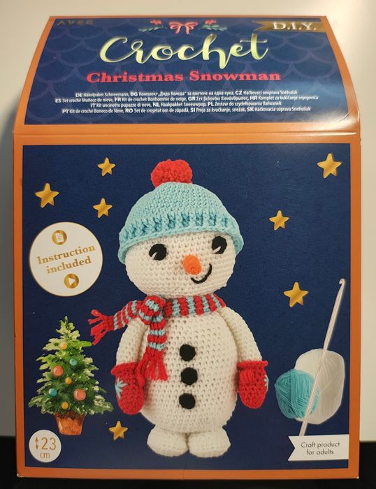 Zestaw do szydełkowania D.I.Y. Bałwanek Action