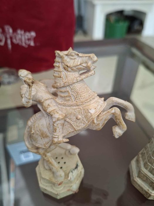 Szachy kolekcjonerskie Harry Potter super zestaw z dodatkami