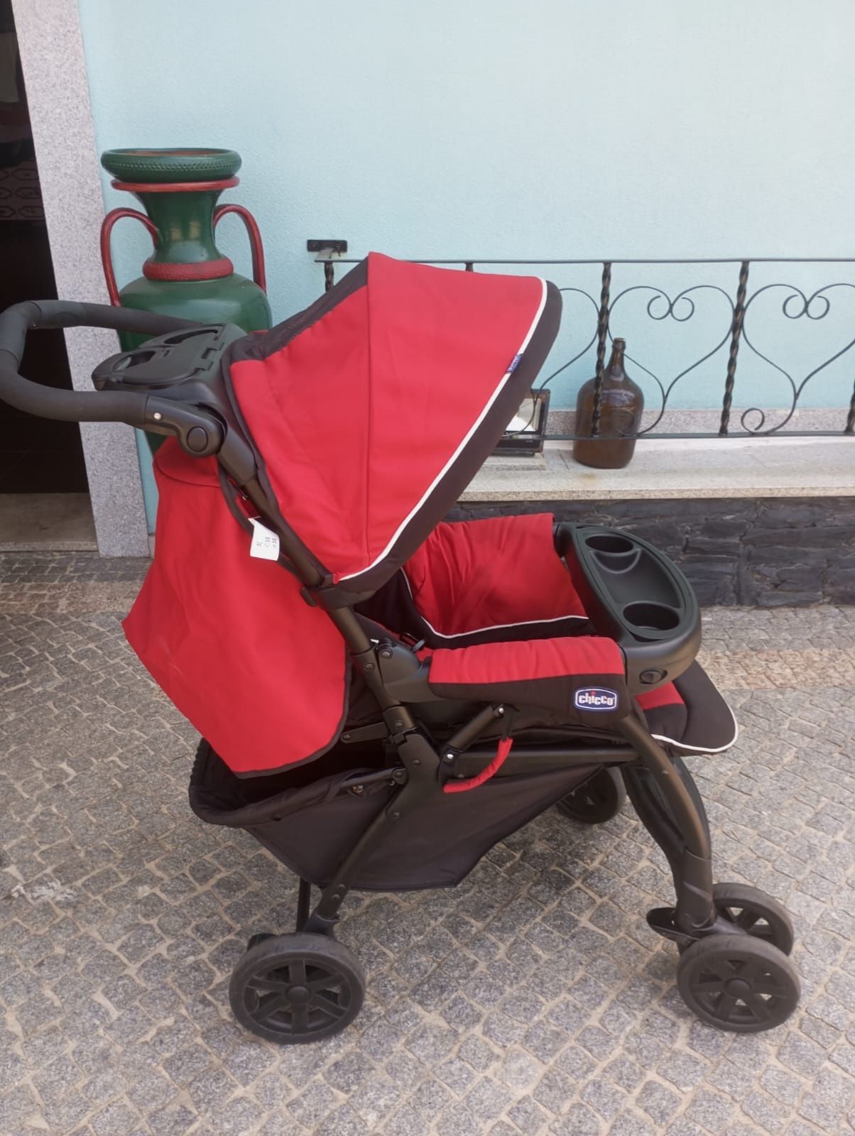 Chicco 3 in 1 carrinho de bebê + cadeira auto com base keyfit
