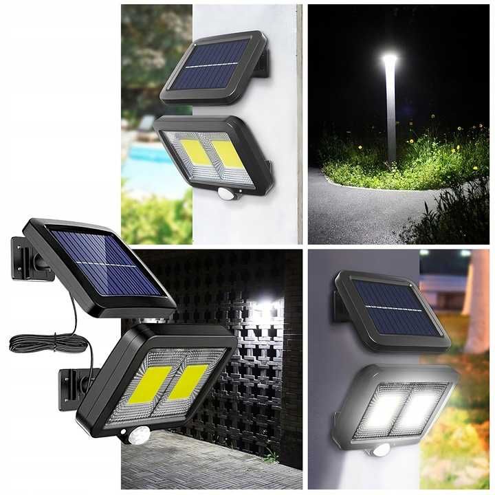 Lampa uliczna 2200 W 100 lm zasilanie solarne