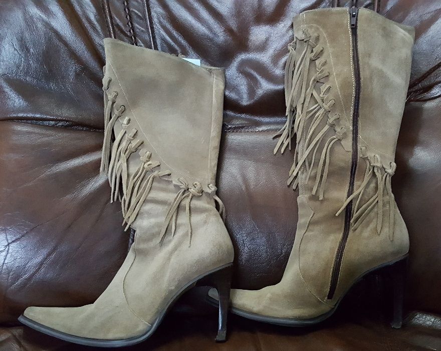 Botas em pele para Mulher