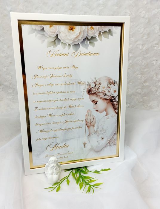 Plakaty#aniołstróż#dziecko#metryczka