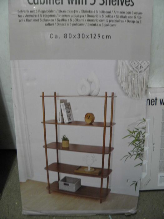 regał drewniany ażurowy