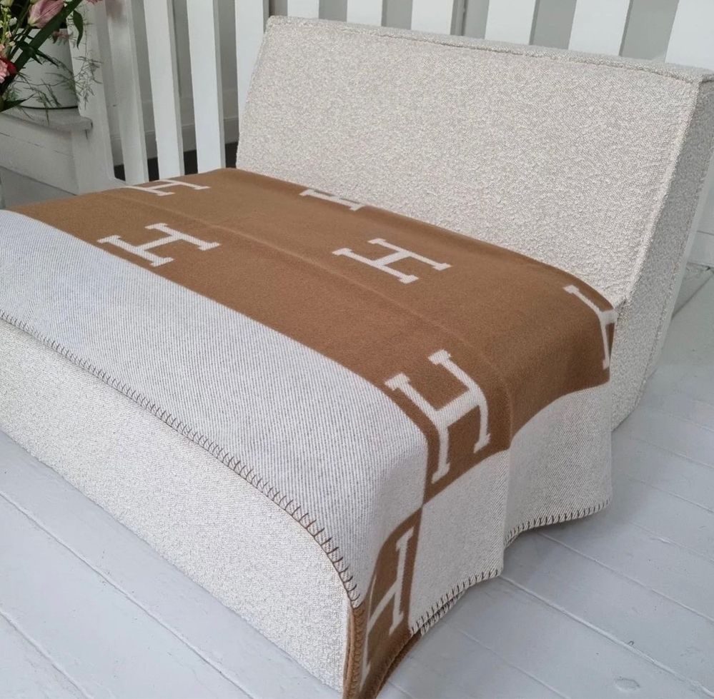 Плед Hermes Avalon Camel коричневый